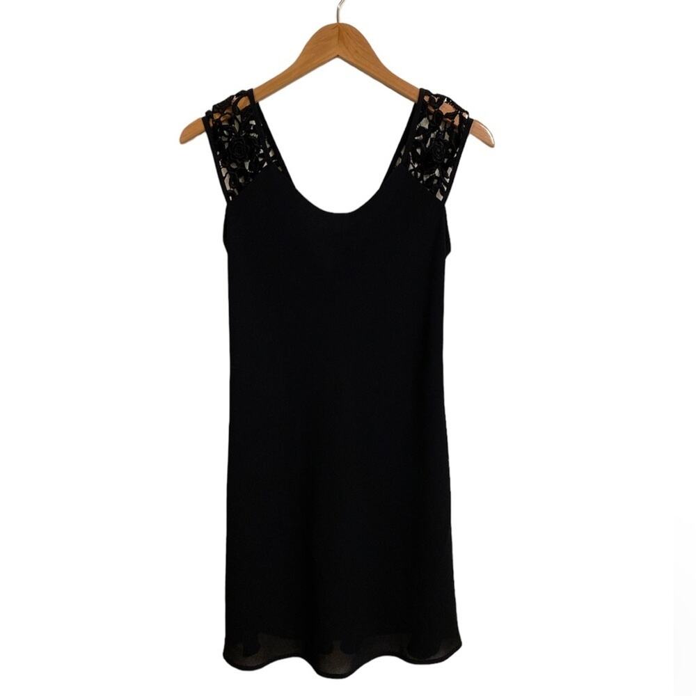 Laundry by Shelli Segal Vintage 90s Y2K Bias Cut Embroidered Strap Dress Size 2
